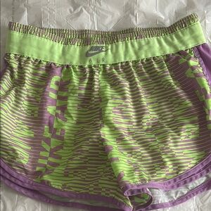 Nike Air Green and Purple Shorts